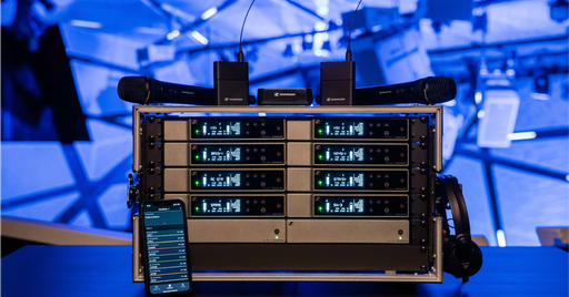 8 Way Sennheiser Radio Mic Set